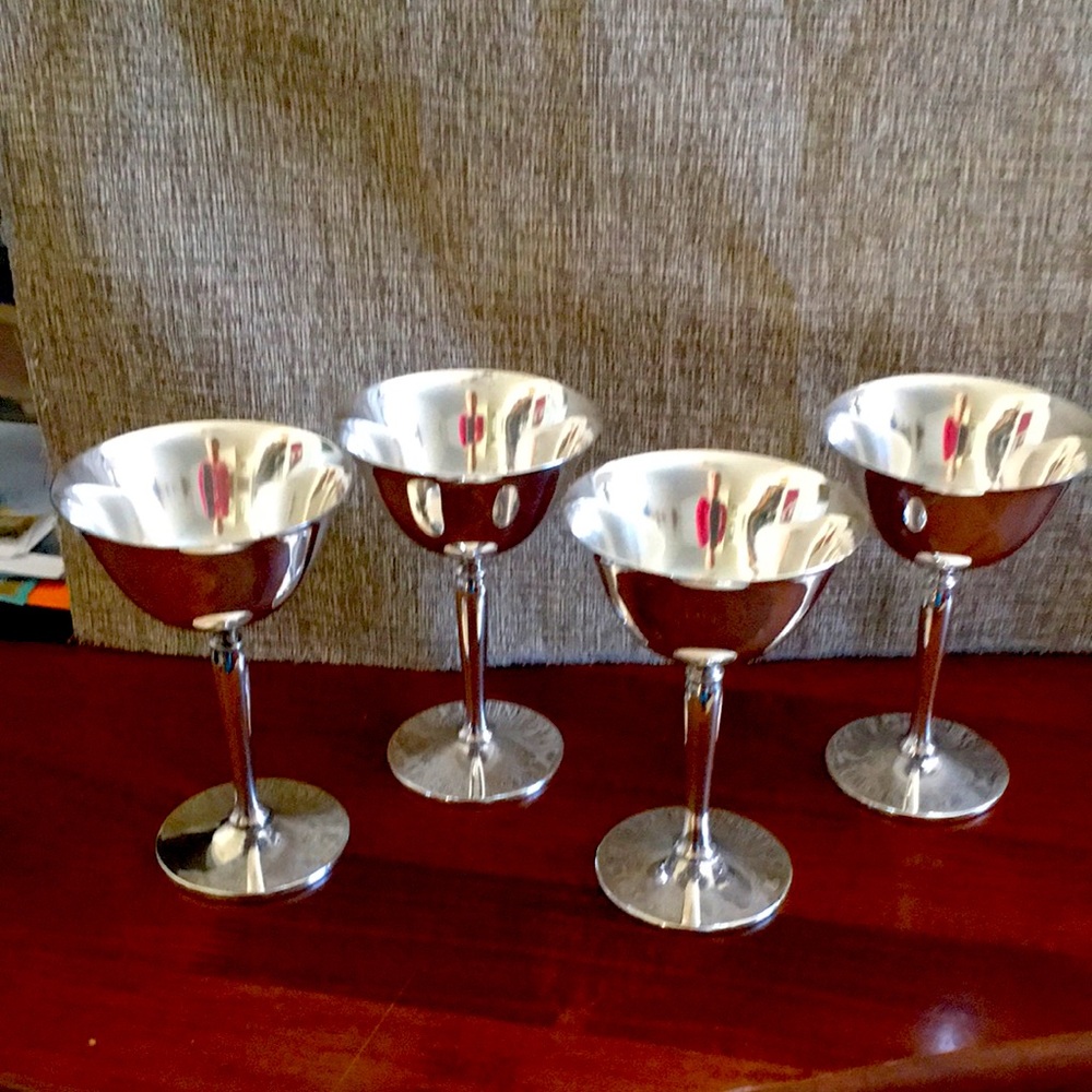 4 Silver Chalices